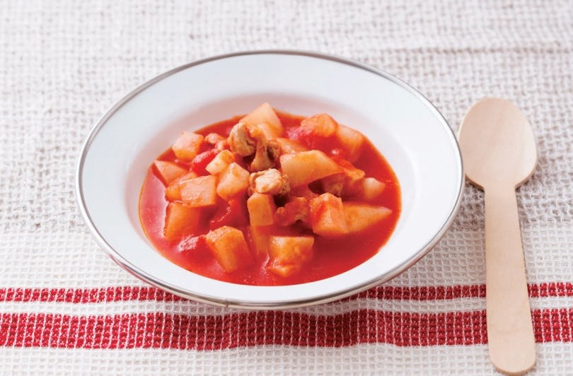 11月の離乳食カレンダー かぶ じゃがいも りんご 鮭のおいしいレシピ 初期から完了期まで Baby Mo ベビモ